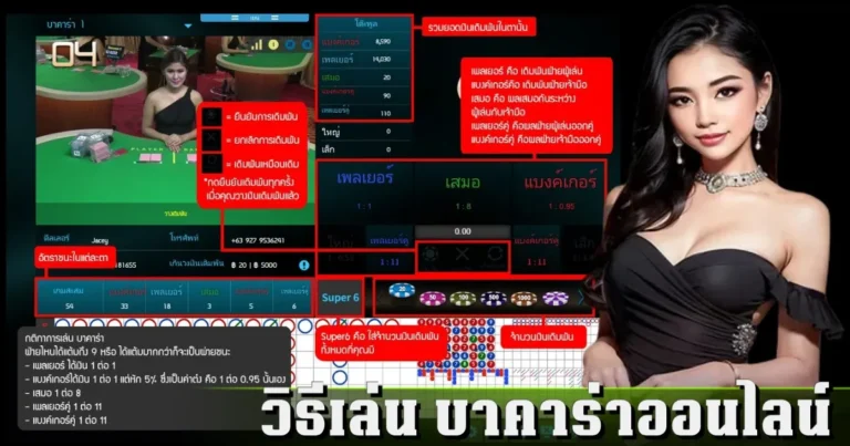 วิธี เล่น บา คา ร่า ออนไลน์